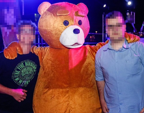 Costume orso mascotte ted - costume,