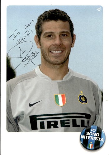 Cartolina calciatore inter - cartolina,
