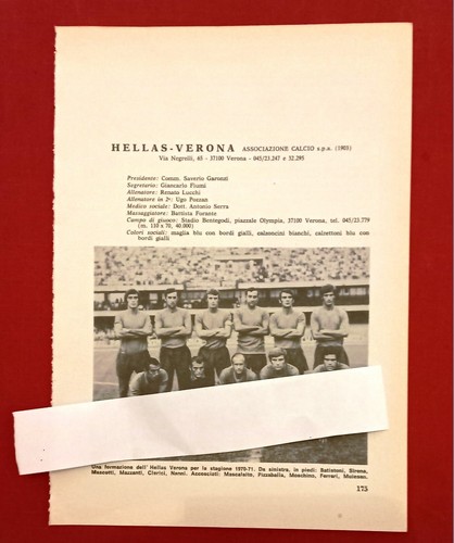 Hellas verona squadra clerici - squadra,