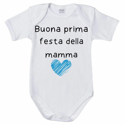 Body neonato buona prima - , festa