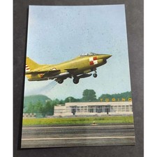 Cartolina Fiat G 91 con Razzi