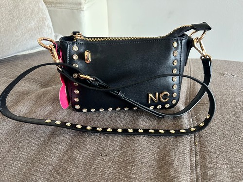 Borsa pelle nera con - nera,