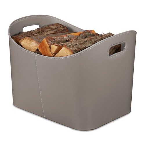 Cesta portalegna similpelle - cesta,