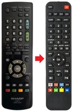 Telecomando adatto per sharp - adatto,
