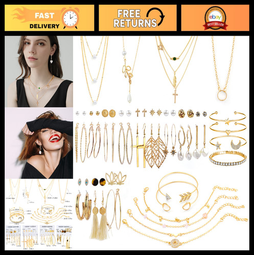 52pcs set gioielli - di, da