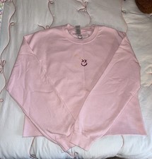 Felpa girocollo rosa Louis