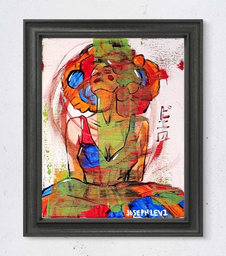 Quadro acrilico danza