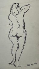 Donna Nuda Disegno Originale