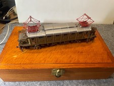 Locomotiva E.326 prima serie ErreZeta castana ottone fotoinciso 