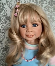 Bambola artistica " Yvonne " Monika Levenig., incl. certificato. Lim: 500