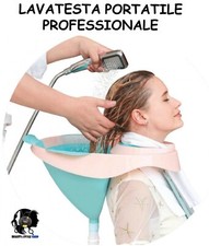 LAVATESTA PORTATILE MELCAP FLEX PIEGHEVOLE CON TUBO DI SCARICO PARRUCCHIERE