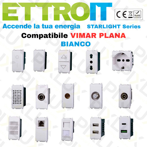 Serie vimar plana - plana, compatibile