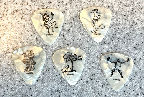 Grateful dead guitar pick - grateful,
