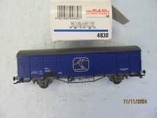 HO - Marklin 4830 Long Box Car "Die Bahn fahrt Schi" of the ÖBB - Nuovo con scatola