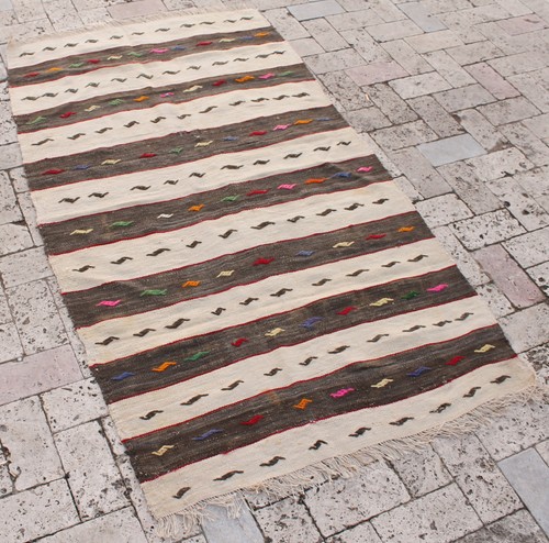 Tappeto kilim turco x64 - turco, 35''x64''