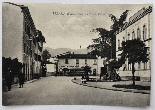 Cartolina casentino piazza - casentino,