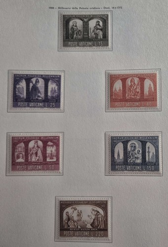 1966 vaticano millenario - vaticano,