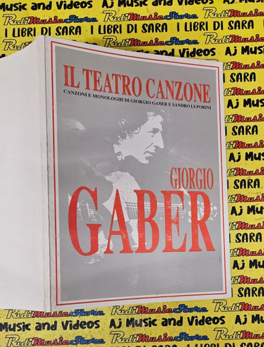 Book libro teatro canzone - teatro,