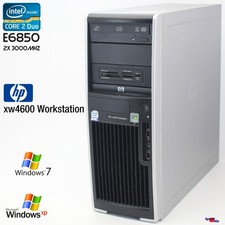 HP WORKSTATION XW4600 COMPUTER PC WINDOWS XP RS232 PARALLELO NVIDIA QUADRO 2000