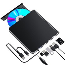 Lettore Blu-ray Esterno Portatile - DVD/BD, Lettura/Scrittura, USB 3.0 e (I9t)