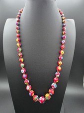 Collana di perle in vetro
