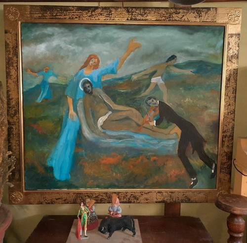 Valerio pisano olio tela - pisano,, su