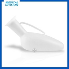 Pappagallo in plastica bianco UOMO urinale maschile per ammalati e degenti urina