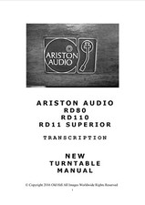 Giradischi ARISTON RD80 RD111