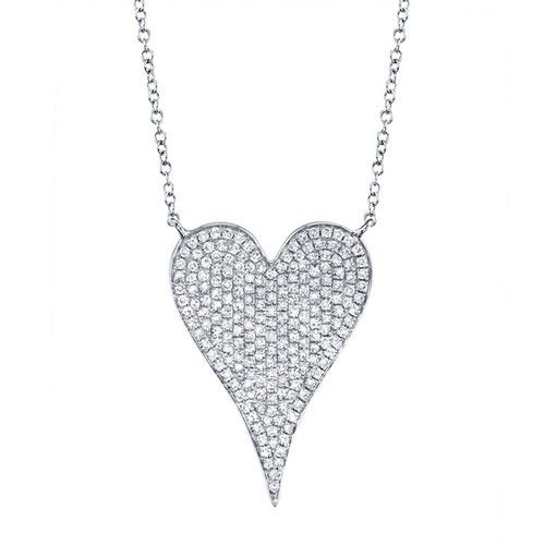 Diamante cuore ciondolo - diamante,