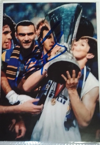 Autografo javier zanetti - autografo,