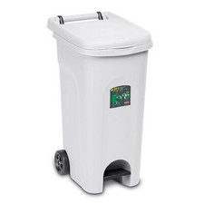 Pattumiera pedale ruote per