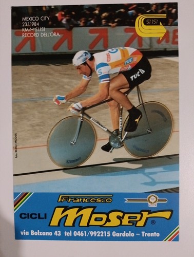 Cartolina francesco moser - cartolina,