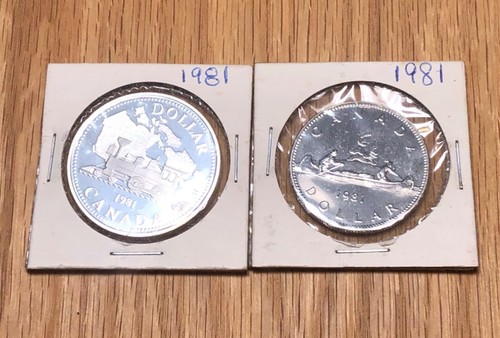 1981 canada coins one - $1,