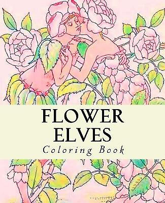 Flower elves coloring - coloring, book