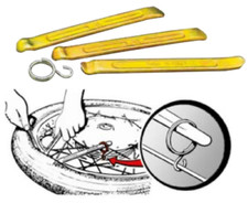 LEVAGOMME IN ACCIAIO CON