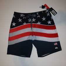 Quiksilver USA American Flag
