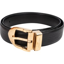 Louis Vuitton Noir Epi Cintura Ceinture in pelle (85/34) Cintura