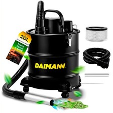 Bidone Aspiratutto 800W 20L Senza Sacco in Metallo con Filtro HEPA Lavabile e