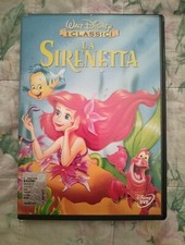 LA SIRENETTA - DVD DISNEY Rarissimo ologramma tondo Prima Ed. Z8 34690 Perfetto