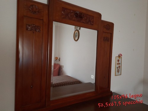 Specchiera con specchio - , da