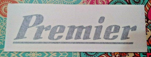 Premier vintage logo vinyl - premier,