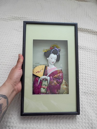 Bambola geisha giapponese - , in