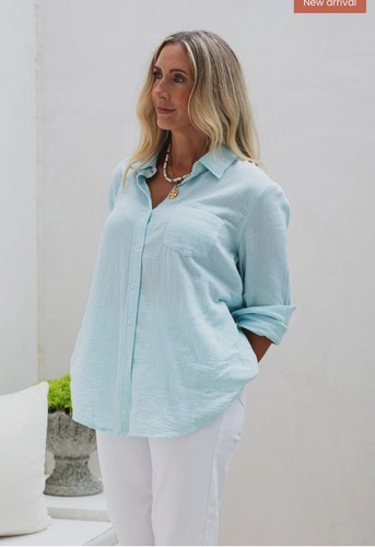 Camicia voto vintage salvia - camicia,
