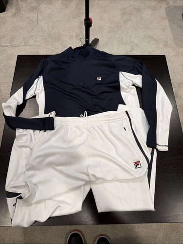 Felpa uomo vintage tennis fila