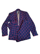 Blazer e pantaloni jacquard