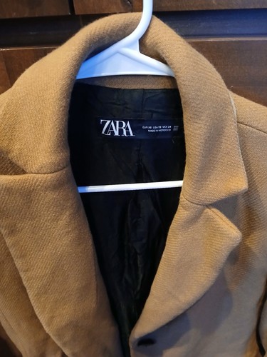 Zara caramel color trench coat - caramel,
