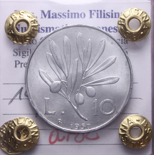 Italia repubblica 10 lire - italia,
