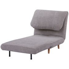 HOMCOM Poltrona Letto Singolo