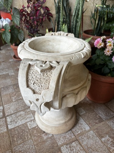 Scultura vaso pietra leccese - vaso,