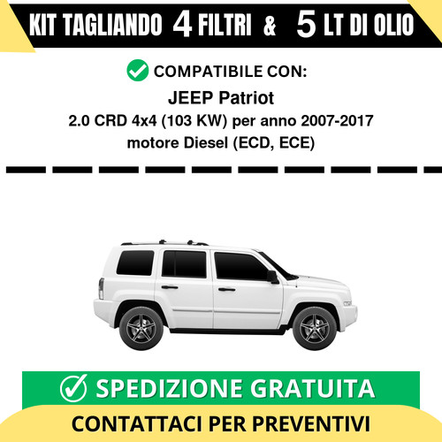 Tagliando per jeep patriot - tagliando,